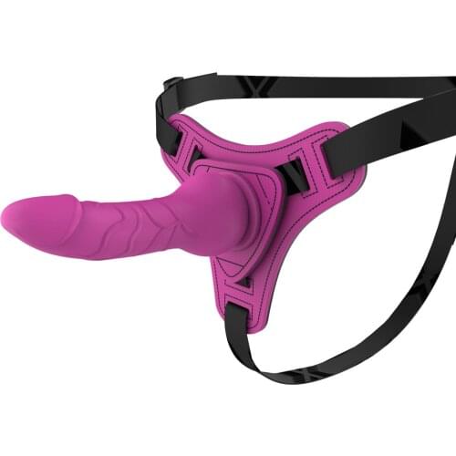 Lesbian Strapon Dildo Panties Realistic Penis Strap-on Dildo Harness Belt Gay Silicone Anal Plug Suction Cup Sex Toys For Women