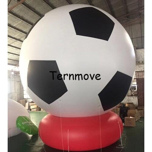 Football balloon with base sport ball PVC soccer with bottom Event Display helium balloon large sky balloons