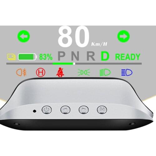 HUD Head Up Display OBD2 Speedometer Indicator Clock For Tesla Model 3