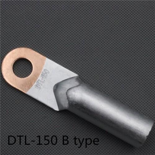 1piece DTL-150 150mm2 Cable LugTerminal Connector Copper Tone for 14.5mm Dia Bolt Electric power fittingsFactory standard B type