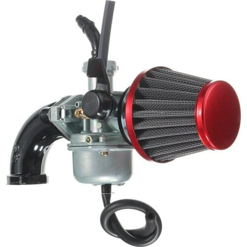 PZ22 Carb Carburetor Air Filter Intake Pipe For 110cc 125cc SSR Lifan CRF50 Pit Dirt Bike Motorcycle ATV Accessories 22mm