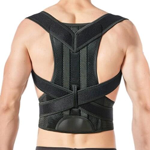 Women Men Scoliosis Posture Corrector Back Support Brace Spine Corset Belt Shoulder Therapy Support Bad Posture Correction Belt