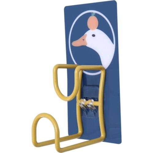 Cartoon Stainless Steel Washbasin Rack Free Punch Storage Rack Bathroom Kitchen Wall Hanging Washbasin Rack Kitchen Wall Hooks