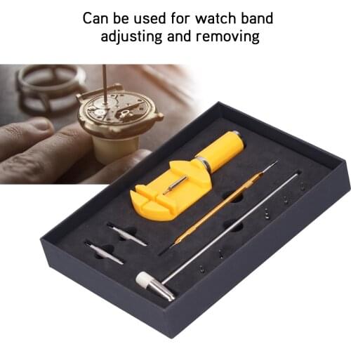 Professional Watch Repair Tool Kit Watch Band Remover for Watch Repairing Spring Bar Tool Pin Punch Hammer Pins for Watchmakers