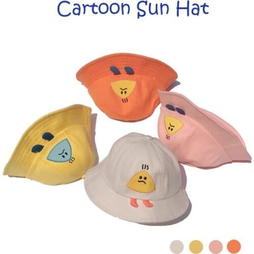 Baby Hat Summer Sun Solid Color Protection Sun Shade Spring Autumn Thin Section Baby Hat Boys And Girls Hot New Fisherman Hat