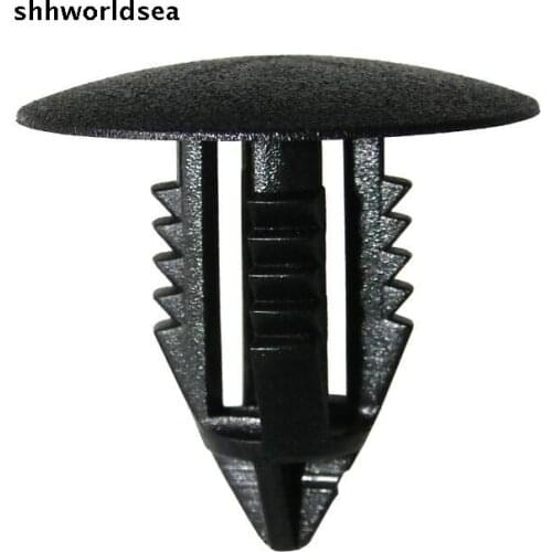 Shhworldsea 100pcs Free shipping Door Trim Panel Clip Cars Plastic Clips For Fastener Clip For Ford