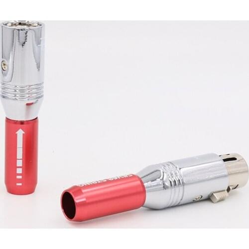 4pieces Paliccs SilverPlated XLR Connector Plug Audio balance XLR 3 Pin Plug Cable Mount Balanced Audio Connector Male or Female