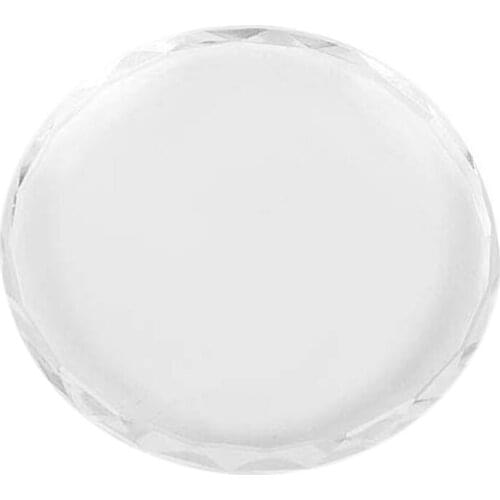 Glass Nail Art Color Mixing Palette Drawing Pattern, Transparent Glass Nail Art Palette Paint Drawing Color Pigment Dish Manic