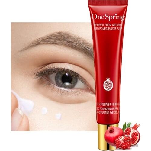 Moisturizing Eye Cream 20g Red Pomegranate Serum Eye Contour Dark Circles Anti Puffiness Anti Wrinkles Eye Essence Skin Care