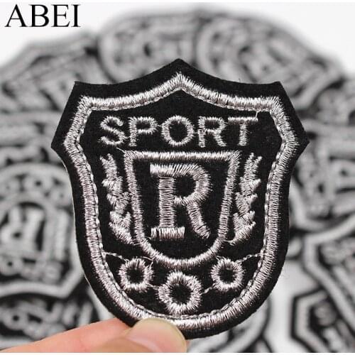 10pcs/lot Diy Iron On Badge Patches for Sport Clothes Sew Jeans Appliques Handmade Apparel Coats Stickers Patch Supplier