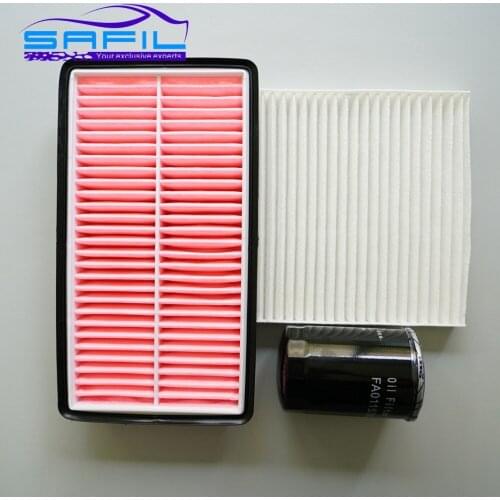 Air filter + cabin filter + oil + filters for FAW BESTURN B50 B70 oem: RF4F-13-Z40 GJ6A-61-P11A LF10-14-302