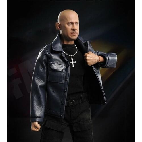 WOLFKING WK89014A 1/6 Scale Vin Diesel Head Sculpt & Clothes Fit 12'' Figure body