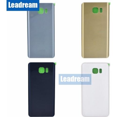 100PCS Back Battery Door Housing Cover Rear Glass with Adhesive for Samsung Galaxy Note 5 N920 N920F Free DHL