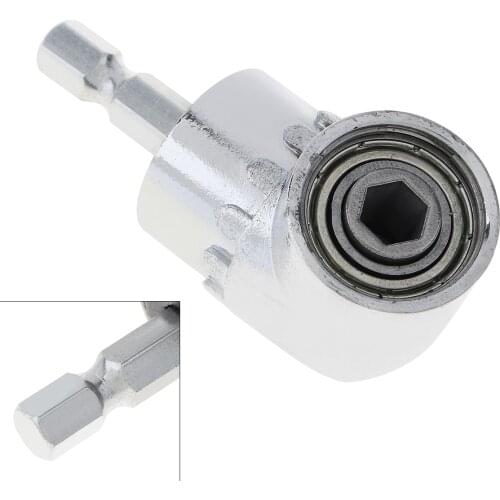 105 Degrees 1/4 Inch Hex Drill Bit Angle Drivers Screwdriver Magnetic Angle Extension