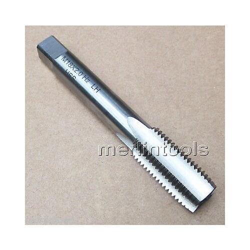 18mm x 2 Metric HSS Left hand Tap M18 x 2.0mm Pitch