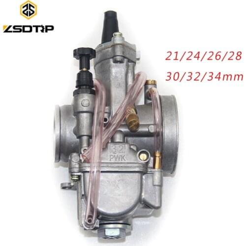 ZSDTRP 4 Stroke Motorcycle For Keihin Koso OKO Motorcycle Carburetor Carburador 21 24 26 28 30 32 34 mm With Power Jet