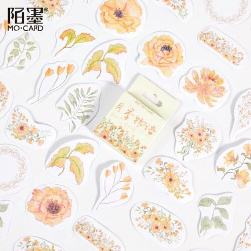 46 Pcs/pack Creative Cute Rose Story Mini Paper Sticker Decoration Diy Ablum Diary Scrapbooking Label Sticker Kawaii Stationery