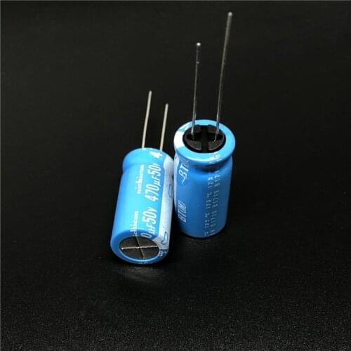 5pcs/20pcs 470uF 50V NICHICON BT Series 12.5x25mm Highly dependable reliability 50V470uF Aluminum Electrolytic capacitor