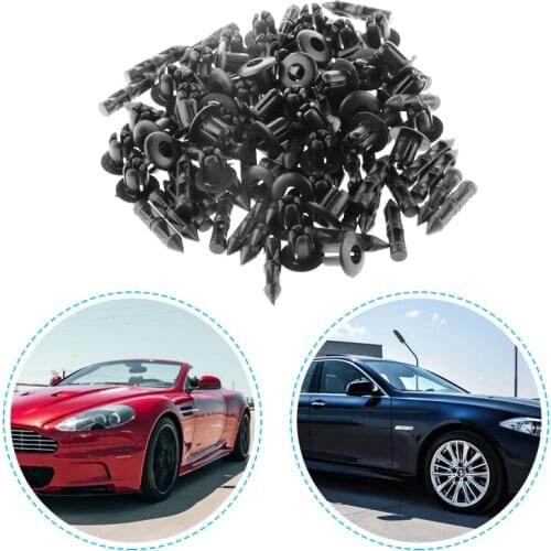 50 Pcs 6mm Push Type Rivets Fastener Retainer Clips For Yamaha Suzuki Honda CBR Ninja Etc Replace 90269-06001 2019 New