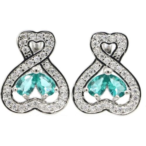 40x22mm Luxury Big Oval Gemstone Silver Pendant for Women Created Smoky Topaz White Bright Zircon Dating Drop Shipping