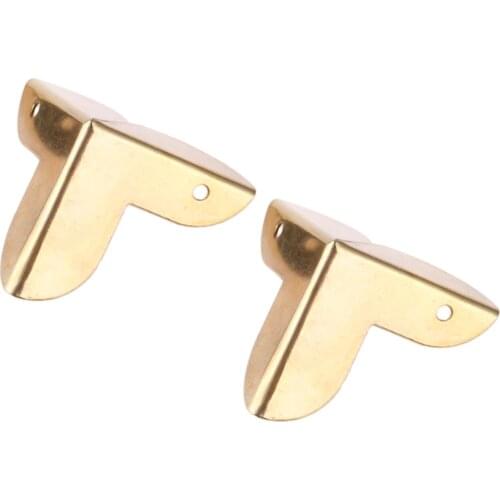 8pcs Antique Furniture Jewelry Box Corner Foot Wooden Case Corner Protector Bronze Tone Flower Pattern Carved Crafts Accessories