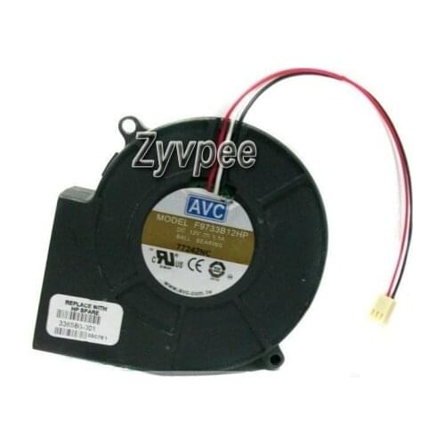 97x33MM F9733B12HP 12V 1.1A 3Wires HP 336580-001 360327-001 Ball Bearing Fan,Blower Centrifugal Fan Cooling Fan