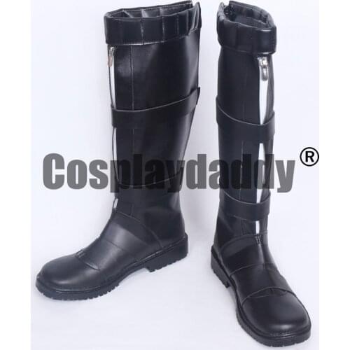 Anime New Danganronpa v3 Korekiyo Shinguji Halloween Long Black Coslay Shoes Boots S008