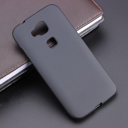 Black Gel TPU Slim Soft Anti Skiding Case Back Cover For Huawei Ascend G8 G7plus G7 plus D199 Phone Rubber silicone Bag