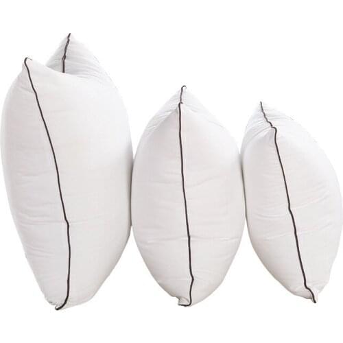 Soft Pillows White Goose Down Feather Pillows for Sleeping Neck Protection Bed Pillows 100% Cotton Cushion Cover Support Grade a