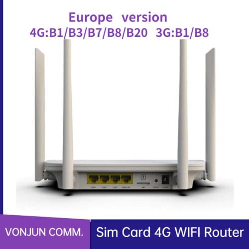 4G Router with RJ45 wan/lan external antenna 4G 150Mbps LTE CPE LC116