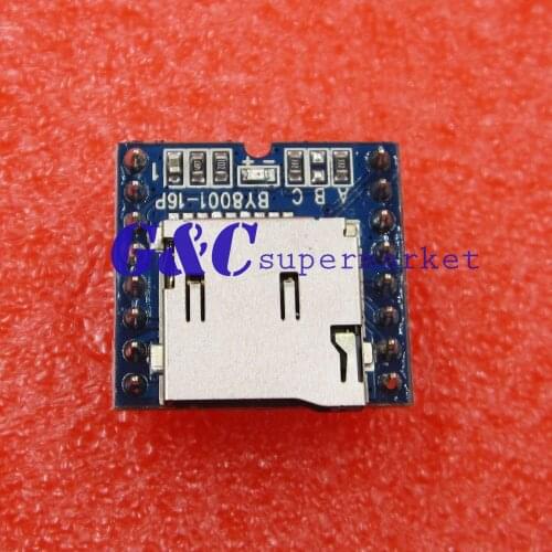 Micro SD TF U-Disk BY8001-16P MP3 Player Audio Voice Module Board diy electronics