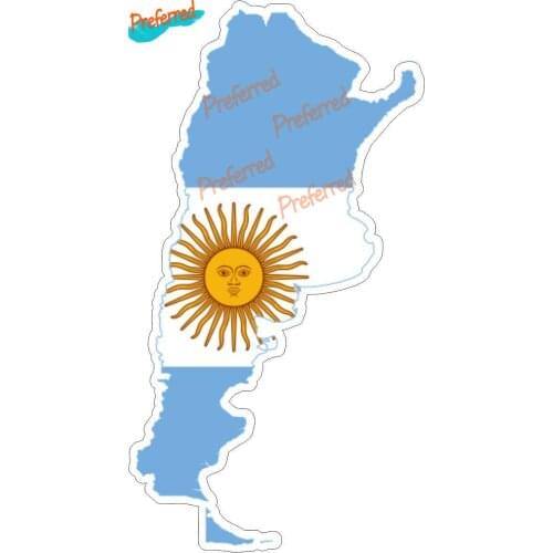 Sticker Car Moto Map Flag Vinyl Outside Wall Decal Macbbook Argentina Die Cutting