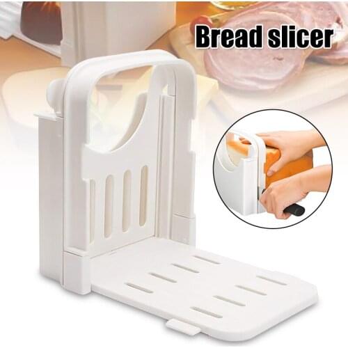 Bread Slicer Guide Adjustable Bread Roast Loaf Slicer Cutter Folding Toast Slicing Mold Dropship Baking & Pastry Tools