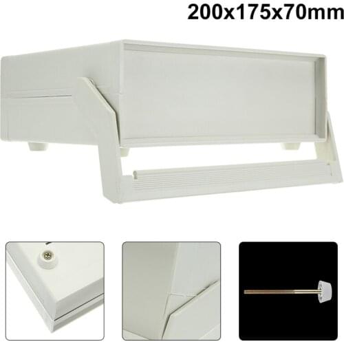 Plastic Shell Electronic Project Box 20*17.5*7cm With Mounting Screws Electrical Equipment Supplies For Electrical Appliances