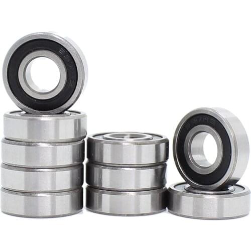 697-2RS Bearing ABEC-1 10PCS 7x17x5 mm Miniature 697RS Ball Bearings 619/7RS Z2V1 697 2RS