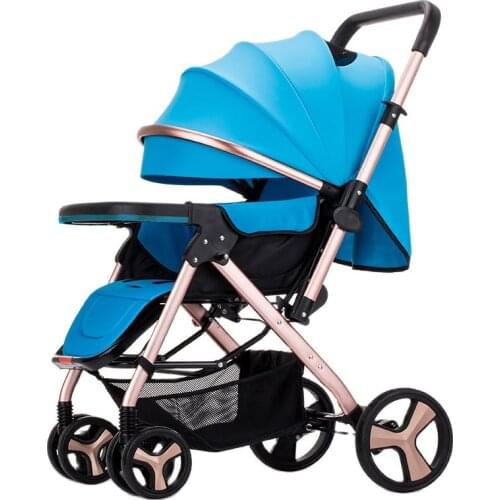 High landscape baby stroller two-way adjustment can sit reclining shock wheel travel simple baby stroller