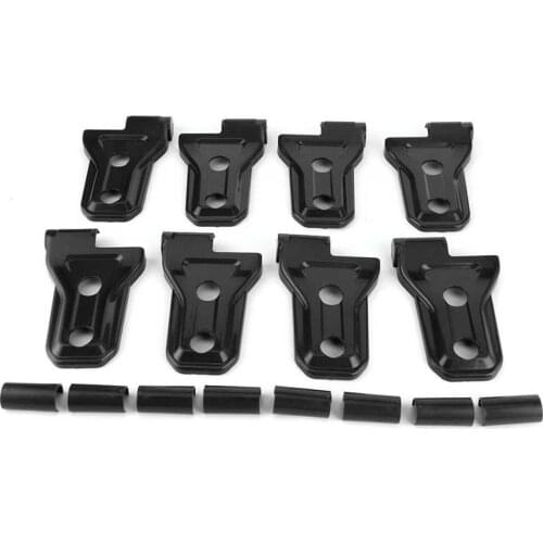 Car styling mirror cover /Set Door Hinge Cover Protection Trim Fits for Jeep Wrangler JL JLU Gladiator Trunk JT Car