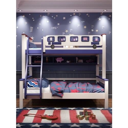 High and low bunk beds, solid wood bunk beds, double bus beds, mother beds