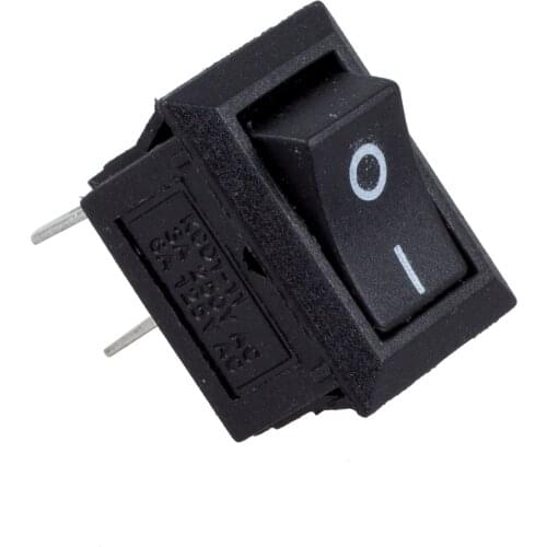 Top quality 5 x AC 250V 3A 2 Pin ON/OFF I/O SPST Snap in Mini Boat Rocker Switch