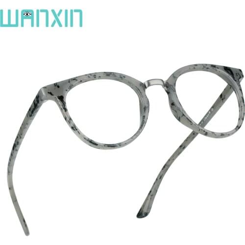 WANXIN Bifocal Reading Glasses with Invisible Round Lenses,Blue Light Blocking Cool Glasses for Men/Women