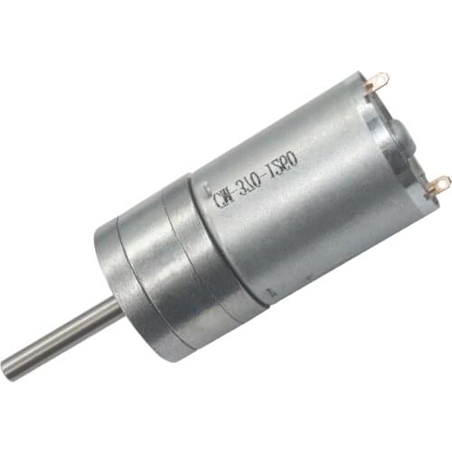25GA370 25MM Shaft 6v 12v 24v DC Electric Gear Motor High Torque Reversed Adjusted Speed