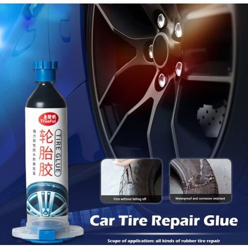 30ml Car Tire Repair Glue Motorcycle Bike Rubber Tyre Cement Adhesive Super Glue Cement Rubber Cold Patch Garage Tool
