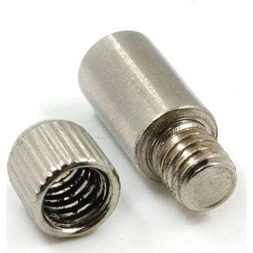 LUCHANG 50 set M6 M8 M9 Iron Metal Glass Shelf Brackets Pin Furniture Cupboard Hardware Iron Holder Shelf Pins Pegs Supports