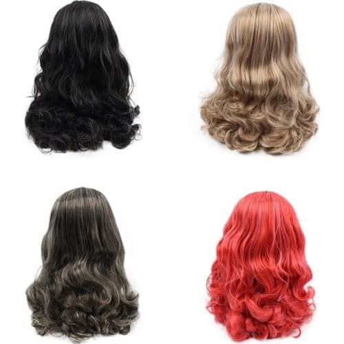 Factory blyth doll icy RBL scalp dome long wavy hair mixed hair for DIY custom doll