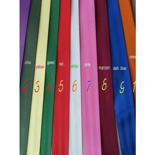 15 meter Roll Seat Belt Webbing Safety Strap11 Colors 48mm Wide 5 Bars