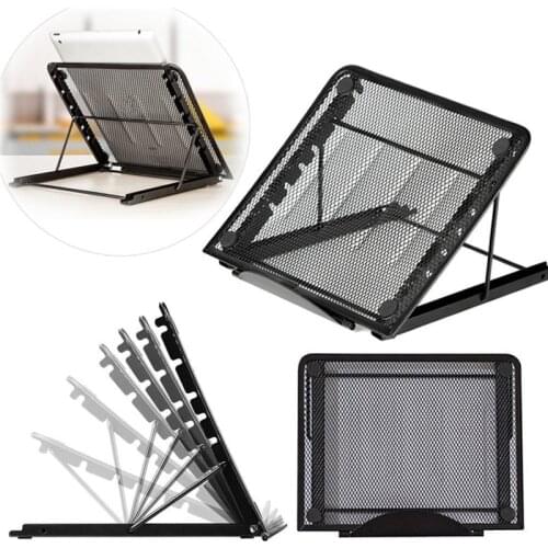 Multi-functio Adjustable Desktop Computer Bracket Radiator Cooling Cooler Mesh Ventilated Laptop Stand Holder for Table Laptop