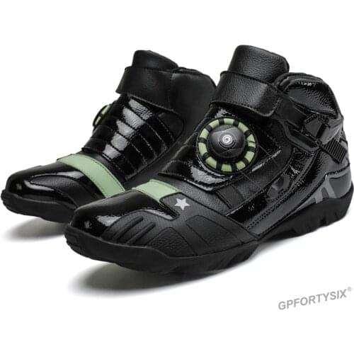 New Motocross racing Boots Men Motorcycle Shoes Moto Riding Boots breathable Motorbike Biker Chopper Cruiser Touring Ankle Shoes