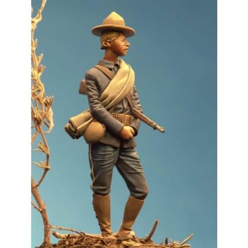 New Unassembled 1/32 54mm american infantryman war 54mm soldier Resin Kit DIY Toys Unpainted kits