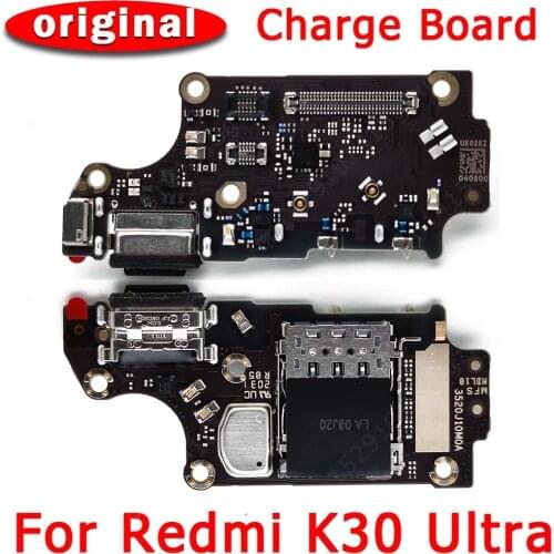 Original usb charge board for xiaomi redmi K30 Ultra charging port pcb ribbon plate dock connector flex replacement spare parts