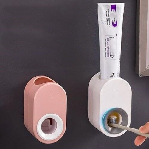 Fully Automatic Adult/Child Toothpaste Dispenser Avoid Hole Punched Toothpaste Storage Shelf baby montessori activity learning